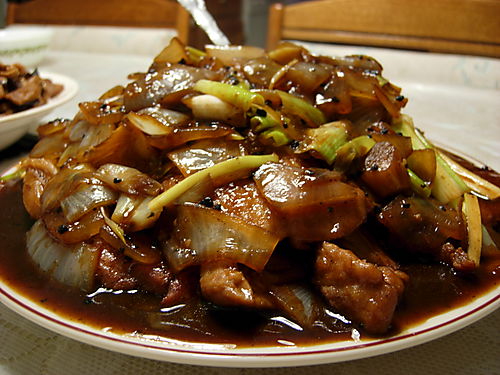 Pork Chops with Red Bean Paste